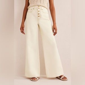 NWOT BODEN Ultra High Rise Wide Leg Jeans